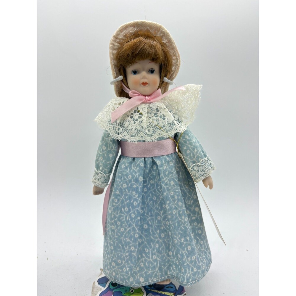 Vintage Gift World of Gorham Dolls of the Month October Blue Bonnet 8"